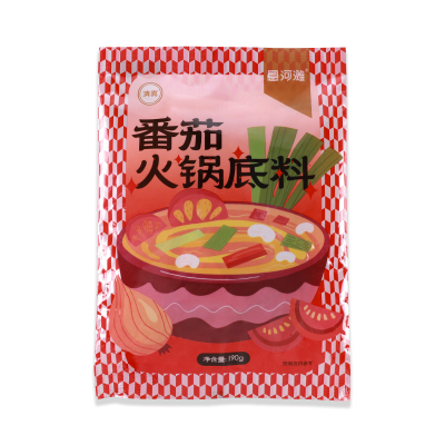 悬河滩番茄火锅底料190g清汤三鲜菌汤火锅底料不辣涮羊肉家用调料