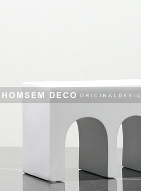 简约现代b创意艺术几何陶瓷软装饰品样板房间售楼处家居玄关摆件