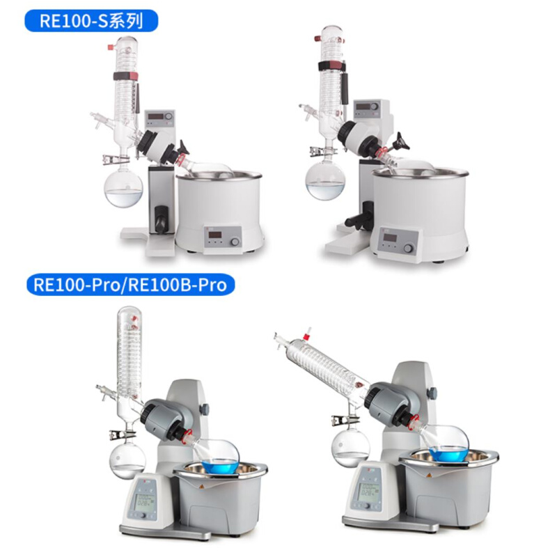 高档大龙旋转蒸发仪实验室耐高温冷凝水浴蒸发器RE100-Pro/RE100B - 图0