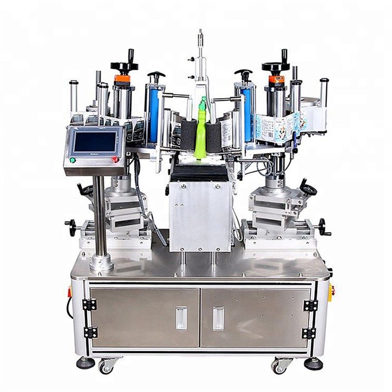 半自动双侧面贴标机贴洗衣液机油桶食用油纯净水方瓶洗手液瓶贴标,淘宝优惠券,粉丝福利购,淘宝优惠卷