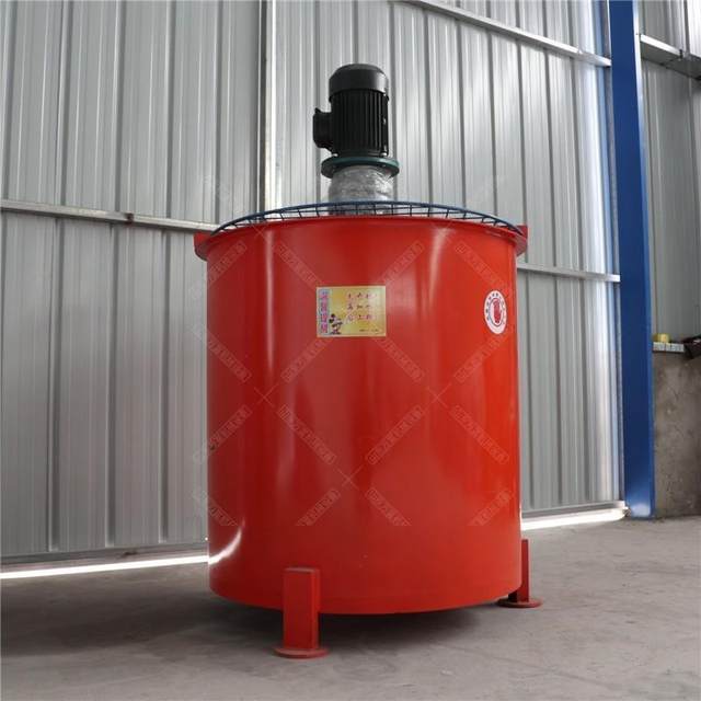 Electric vertical mixing barrel Cement mortar mixer Single-layer mortar concrete pulping machine JW900