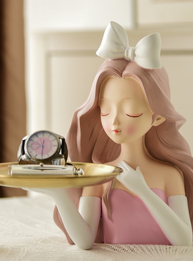 极速入户钥匙收纳摆件进门口壁柜玄关客厅托盘家S居装饰品乔迁新