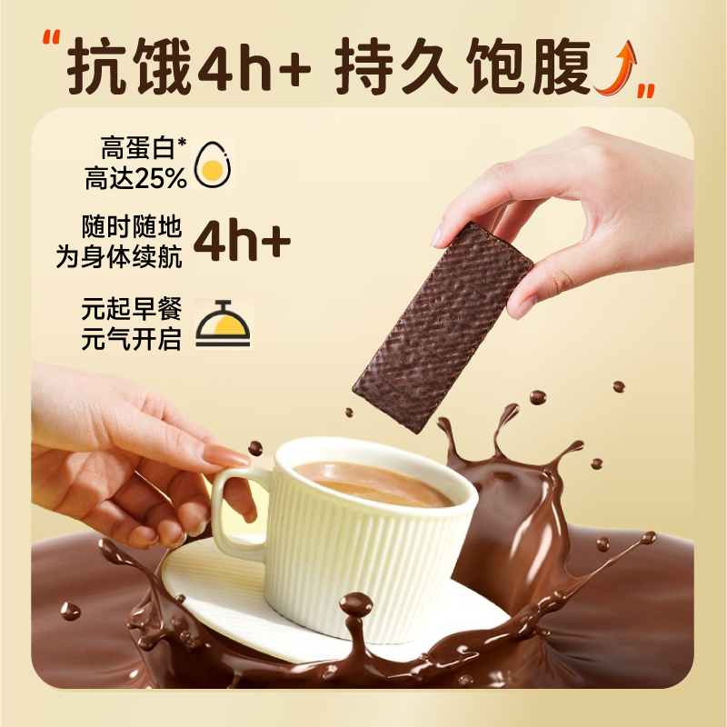 蛋白棒代餐低0减无糖精脂肪卡威化能量热量饱腹健身解馋零食抗饿 - 图2