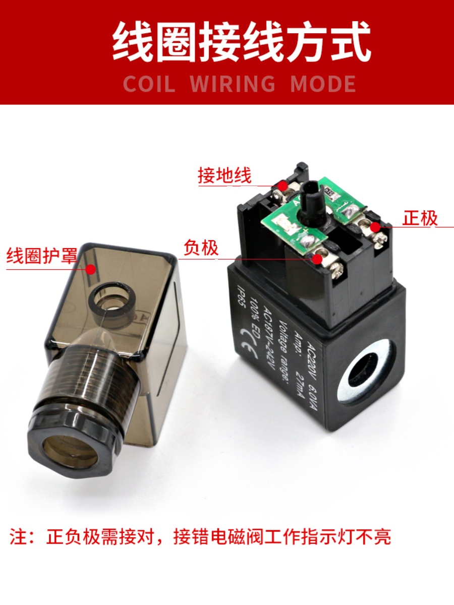 电磁气动阀4M21008气缸板式24v气阀开关阀门4M310一10控制阀220V - 图0