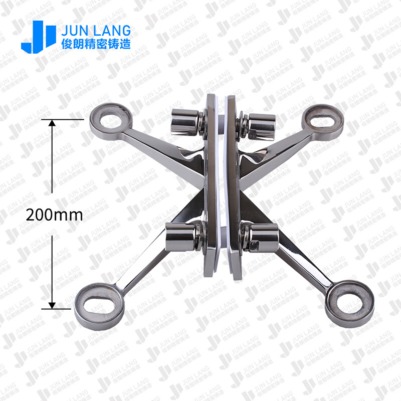 直销新不锈钢200K/250K型玻璃爪件 肋板幕墙配件  驳接爪雨棚驳接 - 图0