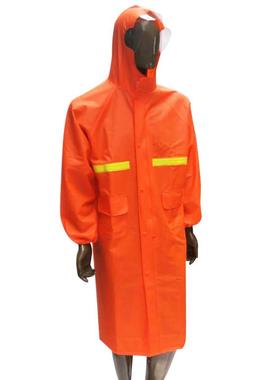 环卫园林连体雨披加厚防水反光条户外警示套服成人雨衣可印LOGO