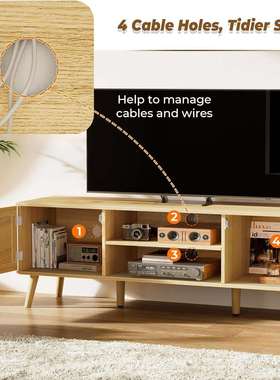 爆款板式家具欧美藤条客厅柜子工厂电视柜