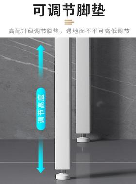 阳台陶瓷洗衣盆带搓衣板一体洗手台落地式不锈钢支架台盆洗衣池槽