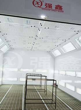 五金广告标识工件环保喷漆房电加热无尘全套喷涂机钣金喷漆房