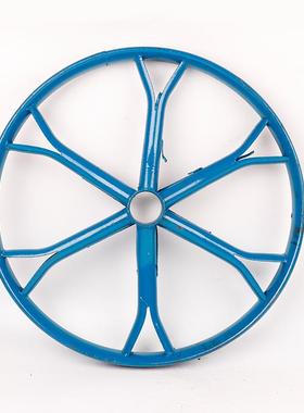 供应红叉管圈实心轮宝石花pu外胎斗车轮橡胶力车轮26寸轮子