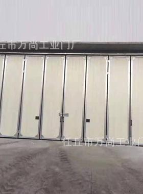 电动工业折叠门仓管库电动大门飞机库电动折叠门工业折叠门