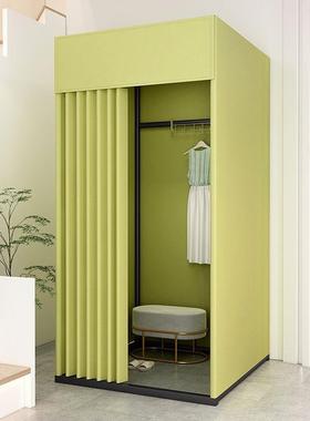 商场临时移动试衣间服装店落地便携式可折叠简易更衣室syj换衣间