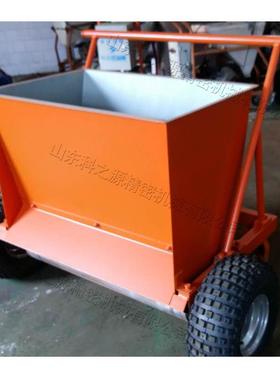 小型手推式充砂机橡胶颗粒石英砂填充机草坪颗粒填充小推车