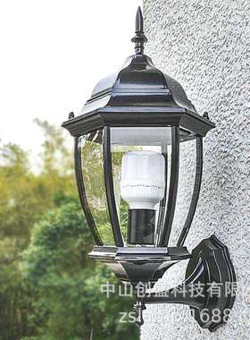 户外壁灯防水庭院灯欧式室外别墅外墙灯阳台过道走廊美式复古壁灯