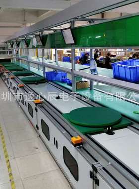 壁挂液晶广告屏滚筒线板链式动力传送线倍速链生产车间拉线规划