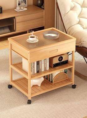 简约现代沙发边几边柜角几客厅置物架茶几茶桌床头柜收纳架茶水柜
