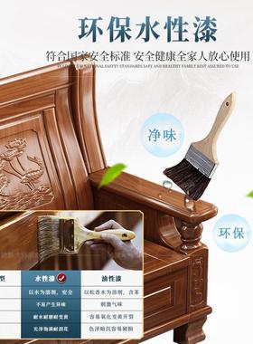 全实木客厅中式小户型农村木质老式木头三人位冬夏两用香樟木沙发