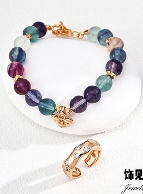 简约时尚锆石波浪s925银戒指小众高级感气质指环精致可调节食指戒