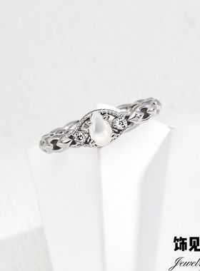 新款s925银青金石戒指女小众高级感食指戒2025新款爆款指环配饰