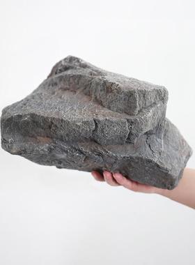 彷真石头悬e浮泡沫石头悬挂道具雕塑室内造景景观岩石摆件假石头