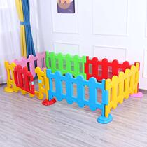 Amusement Park Multi-Angle Fence Plastic Fence Door Cross Play Fence Child Railing Toddler with door guardrails