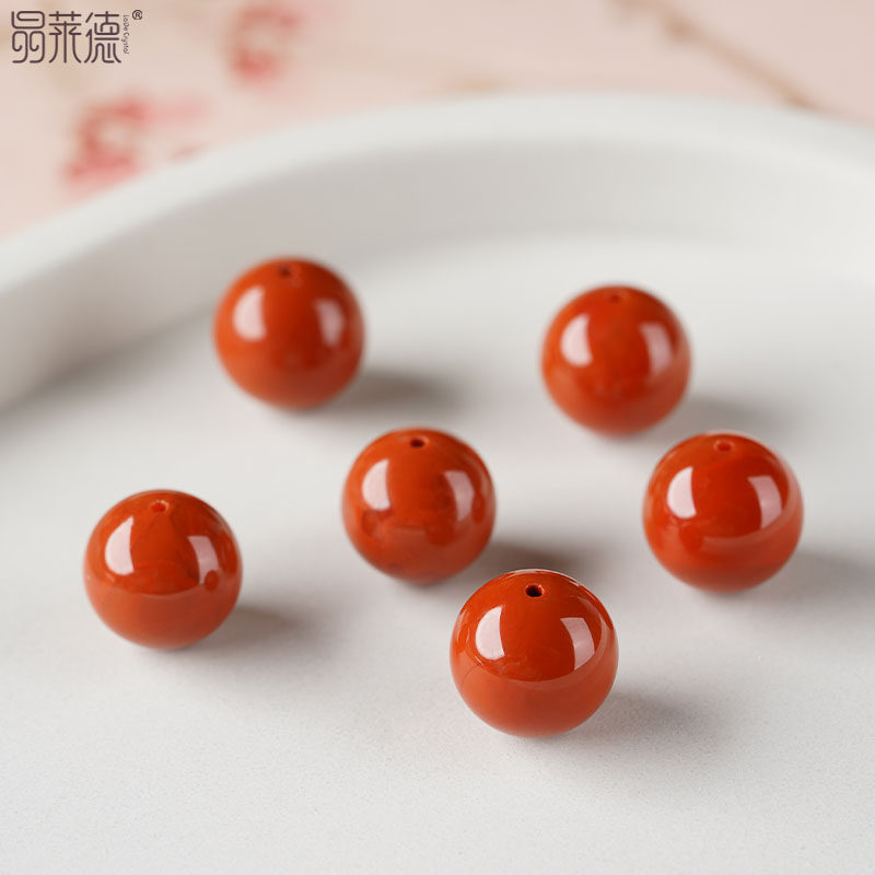 天然南红单珠DIY配件南红散珠满色满肉天然原矿保真圆珠串珠配珠,淘宝优惠券,粉丝福利购,淘宝优惠卷