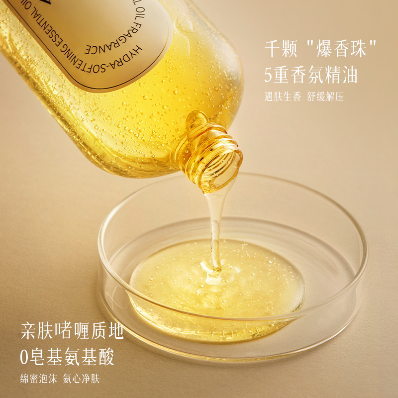 香维娅精油香氛果酸沐浴露持久留香夏季男女全身清洁滋润SYLVIA