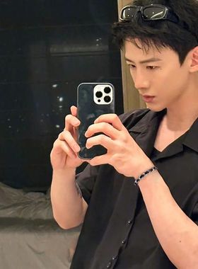 钛钢手链男款复古冷淡风小众高级