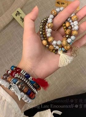 手作波西米亚异域民族风手链