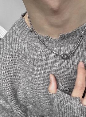 极简小众设计双层项链男女百搭