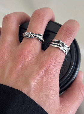 设计感星芒戒指男女ins小众冷淡