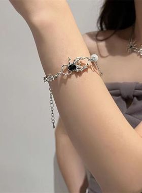 蜘蛛串珠手链2023年新款女ins