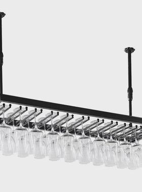 铁艺酒吧吧台酒杯架悬挂杯架高脚杯挂吊架红酒杯U架子倒挂红酒架