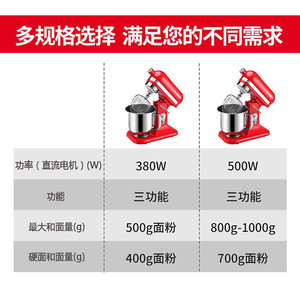 格菱乐厨师机和面机商用小型全自动揉面机搅拌机打蛋机鲜奶机