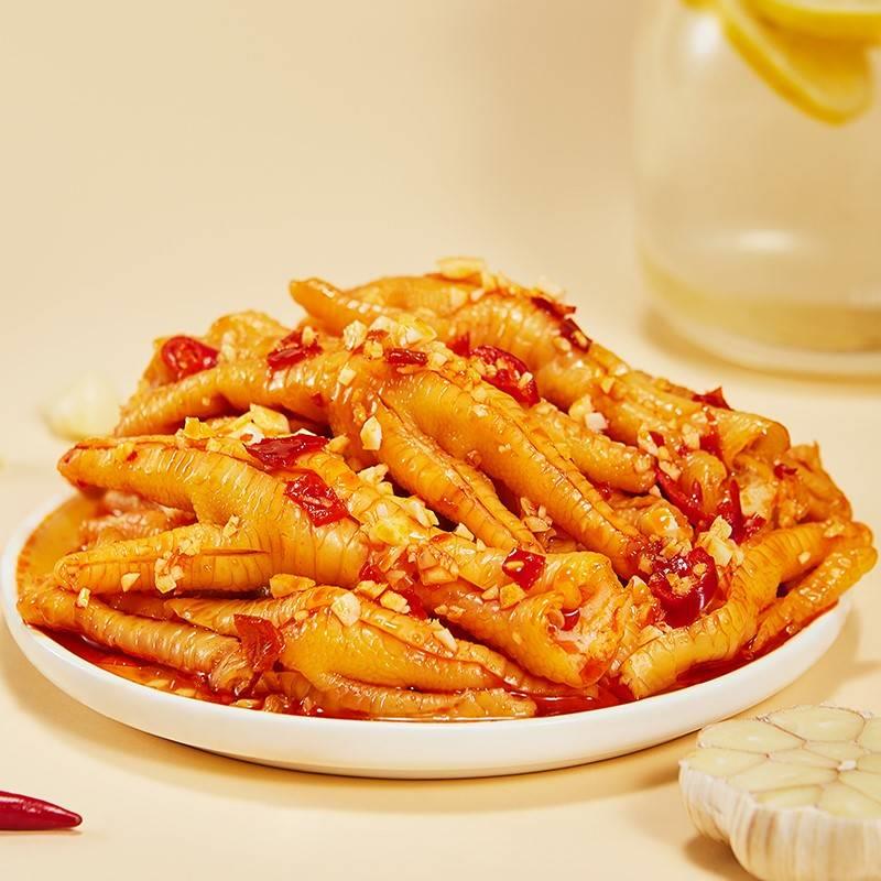 脱骨侠酸辣无骨鸡爪鸡脚柠檬凤爪解馋小零食小吃休闲食品网红爆款