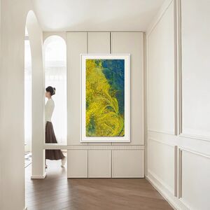 一树金挂画户玄关小众客厅背景墙挂画芭M莎艺术艺达利橙舍的画