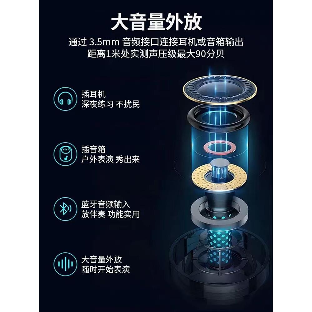 无笛oodi C1电吹管 初学级老人小孩入门乐器轻便笛子电子萨克斯 - 图2