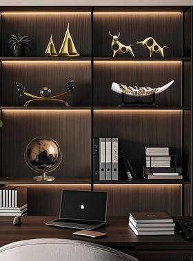 高档办公室摆件现代轻奢客厅装饰品家居酒柜电视柜样板间桌面摆设