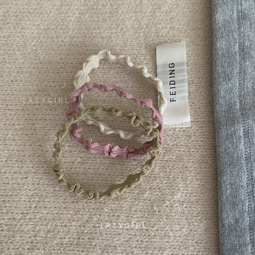 简约百搭绑头发头绳发圈橡皮筋女韩国ins高弹力耐用发饰头饰皮套 - 图2