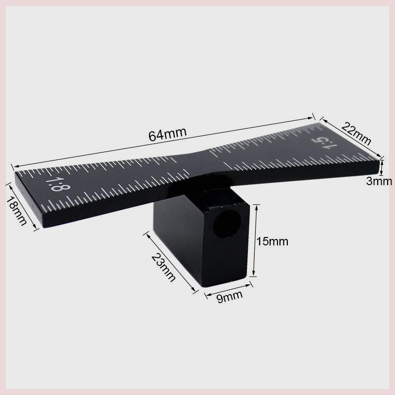 木工燕尾榫规 划线规划线器榫卯画规模板画线器DIY木工工具 - 图0