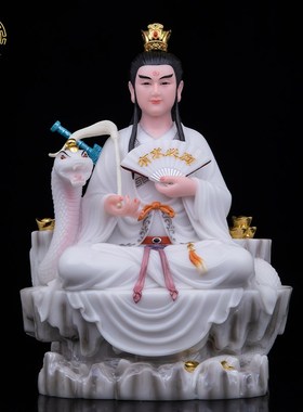 蛇蟒真身常太爷太奶神像常天龙柳长太爷夫人东北仙家Z汉白玉摆件