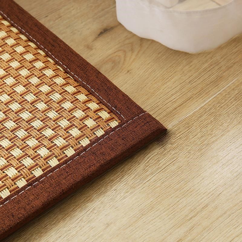 日式藤编地毯卧室床边飘窗u垫子夏季宝宝爬行垫客厅凉席地垫子防,淘宝优惠券,粉丝福利购,淘宝优惠卷