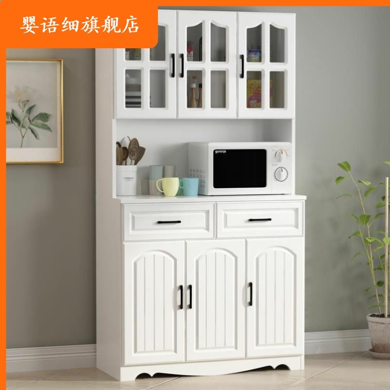 欧式餐柜现代简约厨房碗盘柜收纳柜客厅K柜子饭厅茶水柜多功能酒,淘宝优惠券,粉丝福利购,淘宝优惠卷