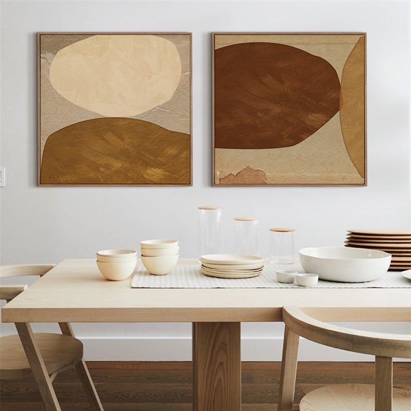 现代侘寂风挂画落地壁画北欧大幅客厅沙发背景墙装饰W简约轻奢油,淘宝优惠券,粉丝福利购,淘宝优惠卷