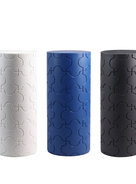 现代极简约家居装饰品几何拼图圆柱体G正方体底座配饰软装搭配摆