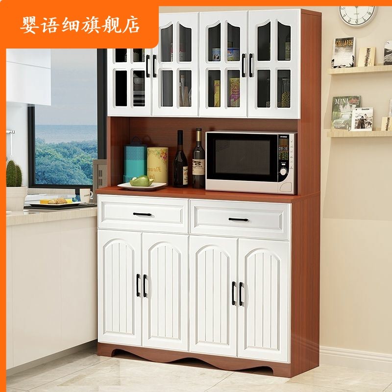欧式餐柜现代简约厨房碗盘柜收纳柜客厅K柜子饭厅茶水柜多功能酒,淘宝优惠券,粉丝福利购,淘宝优惠卷