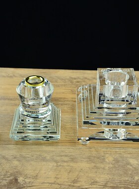 藏传水晶舍利塔菩提塔嘎乌盒藏A式用品供具可装藏家用佛堂摆件