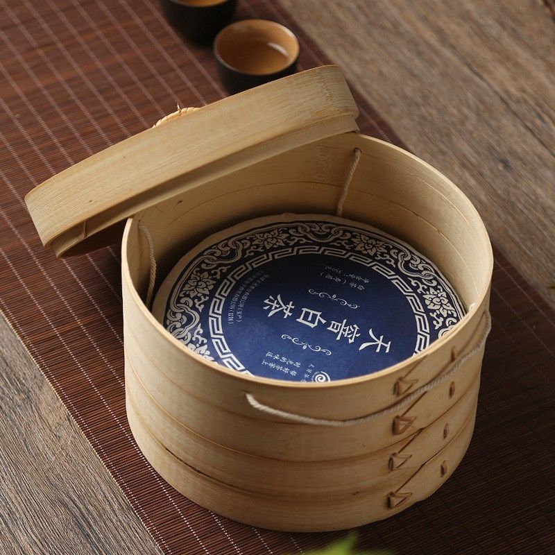 竹益堂普洱饼盒竹编茶叶罐中式茶饼盒茶叶M包装袋醒茶分茶盘茶礼,淘宝优惠券,粉丝福利购,淘宝优惠卷