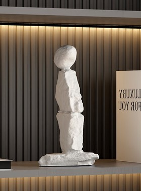 Rzoned 创意石来运转抽象简约风酒柜书桌室内家具陈列装饰品摆件