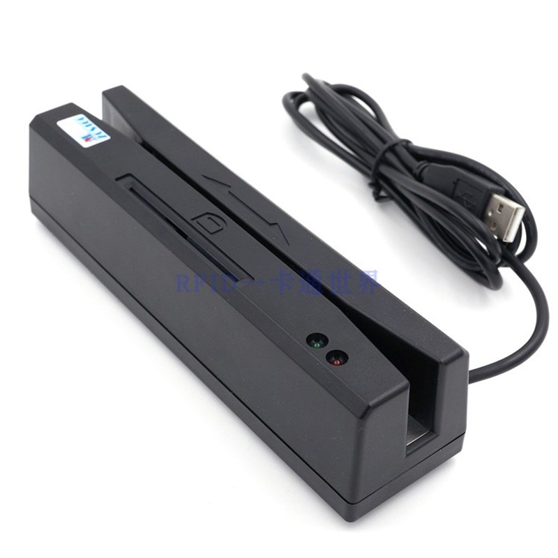 MSR100-P键盘口消费卡高抗磁条阅读刷H卡机-MSR90即插即用读卡器 - 图1